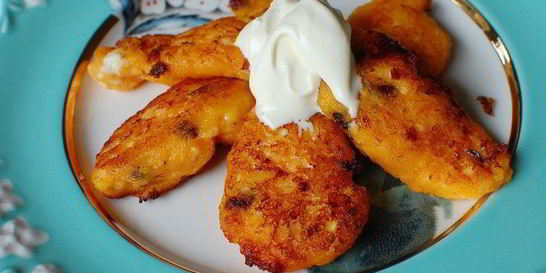 Ленивые тыквенные вареники