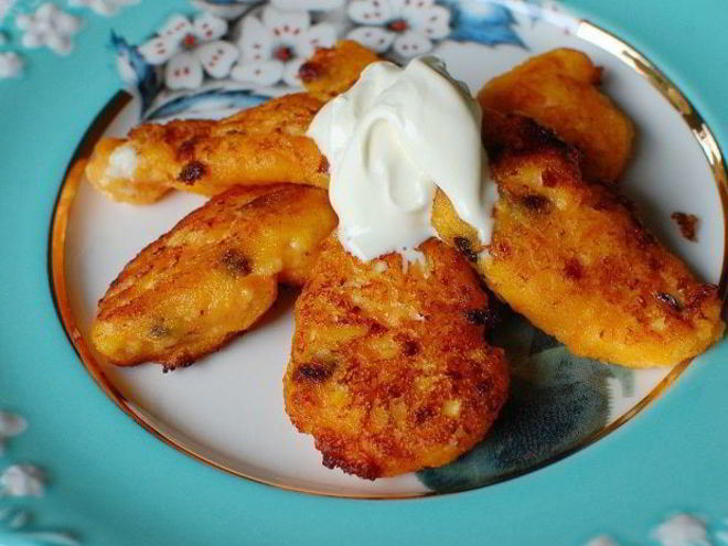 Рецепт ленивых тыквенных вареников