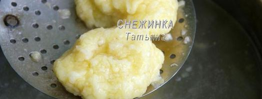 ленивые вареники с бананом и кабачком. Шаг 6