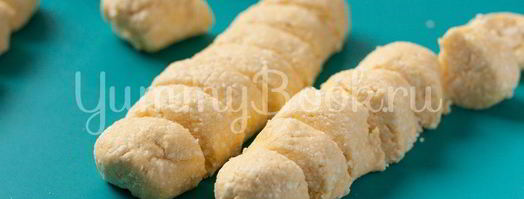 ленивые вареники с кукурузной мукой. Шаг 5