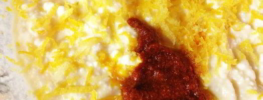 ленивые вареники с шафраном и лимонной цедрой. Шаг 4