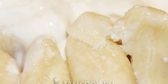 Ленивые вареники с творогом для детей