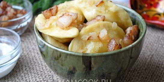 Пышные украинские вареники на пару