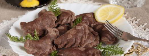 вареники из льняного теста с булгуром. Шаг 8