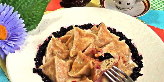 Вареники из полезного теста