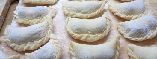 вареники из заварного теста с вишней. Шаг 13