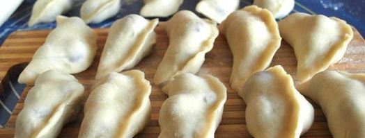 вареники постные с вишней из заварного теста. Шаг 5