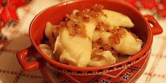 Вареники с грибами