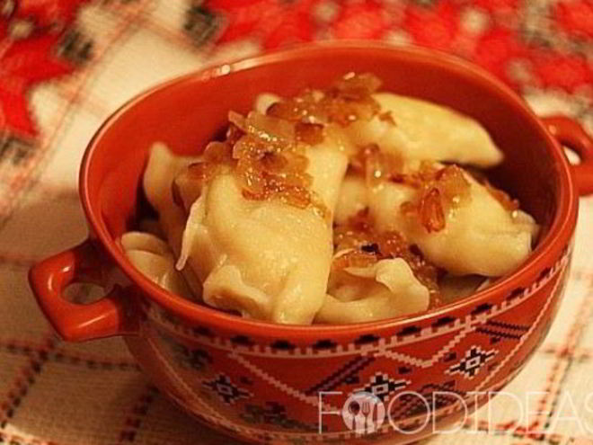 Рецепт вареников с грибами