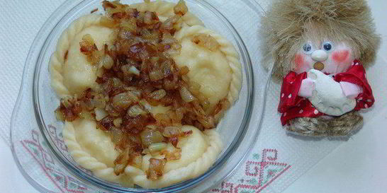 Вареники с картофелем и грибами