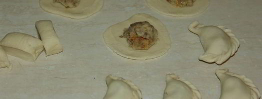 вареники с картофелем и грибами. Шаг 5