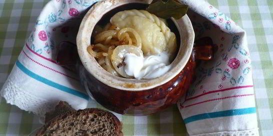 Вареники с картофелем и капустой