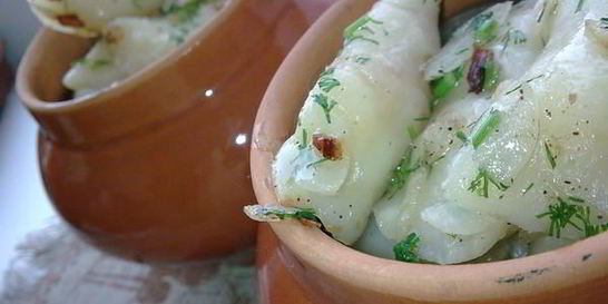 Вареники с картошкой без яиц