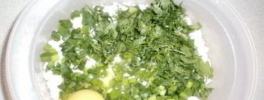 вареники с кинзой. Шаг 3