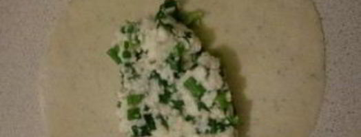 вареники с кинзой. Шаг 4