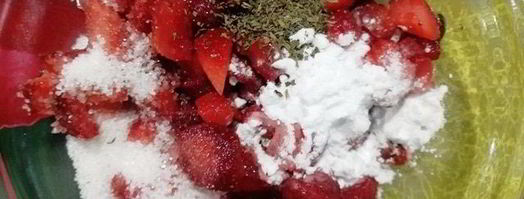 вареники с клубникой и мятой. Шаг 7