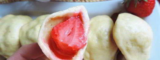 вареники с клубникой на пару. Шаг 10