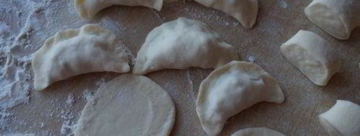 вареники с колбасой. Шаг 4