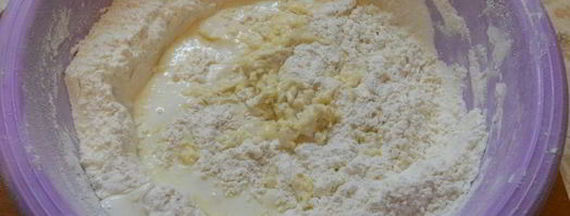 вареники с творогом и черникой. Шаг 3