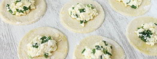 вареники с творогом и зеленым луком. Шаг 11