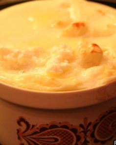 Вареники с творогом ленивые, запеченые в сметане