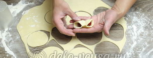 вареники с вишней. Шаг 17