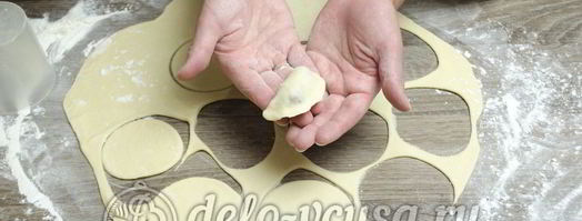 вареники с вишней. Шаг 21