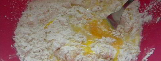 вареники с яйцом, зеленью и сыром фета. Шаг 3