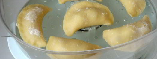 вареники творожные с ванильно-тимьяновым соусом. Шаг 9