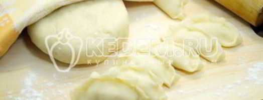 заварное тесто для вареников. Шаг 7
