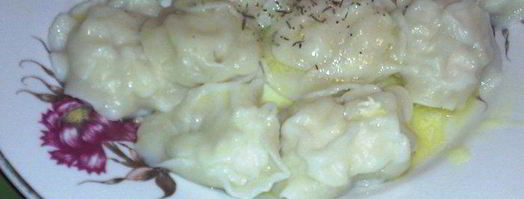 заварные пельмешки с куриным мясом. Шаг 8