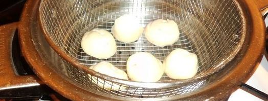 заварные вареники с клубникой на пару. Шаг 8