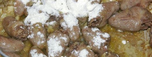 бланкет с куриными сердечками. Шаг 4