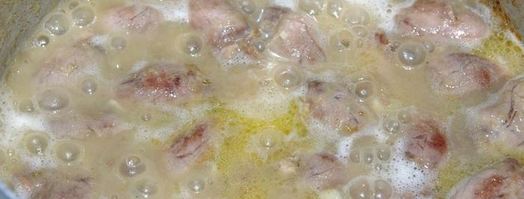 бланкет с куриными сердечками. Шаг 5