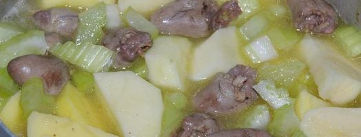 бланкет с куриными сердечками. Шаг 8