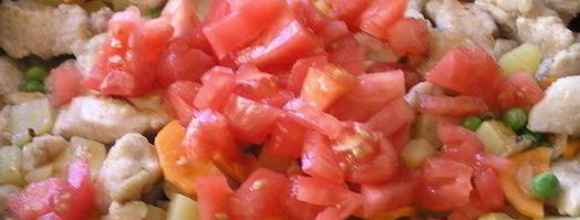 быстрое жаркое из курицы с овощами. Шаг 8