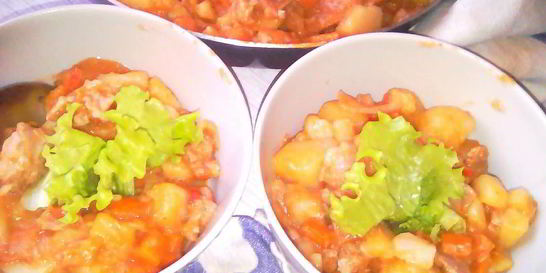 Домашнее жаркое из свинины