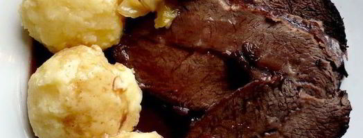 квашеное жаркое с клецками и глазированной капустой мясо моей мечты. Шаг 19