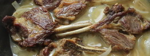 жаркое из баранины с молодой фасолью в тминном соусе. Шаг 6