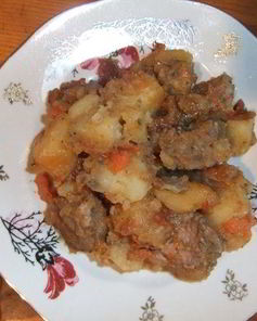 Жаркое из баранины в мультиварке