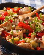 Жаркое из индейки с овощами