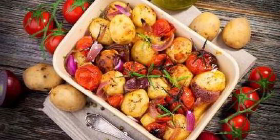 Жаркое из картофеля с овощами