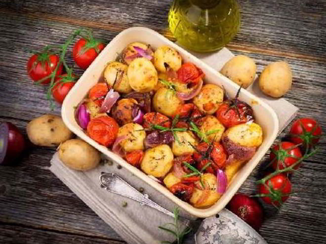 Рецепт жаркого из картофеля с овощами