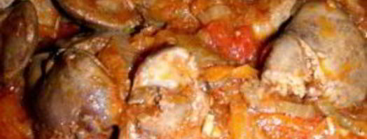 жаркое из куриной печени. Шаг 5