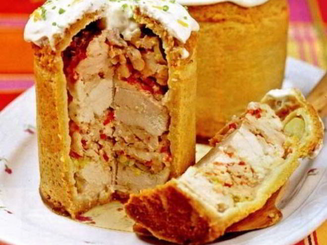 Рецепт жаркого из курицы праздничный кулич