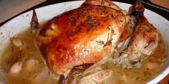 Жаркое из курицы с 40 зубчиками чеснока