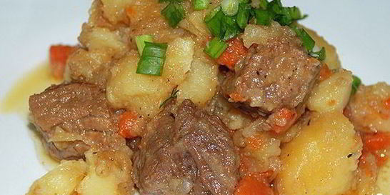 Жаркое из свинины в мультиварке