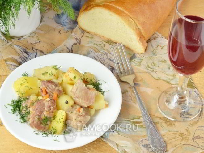 Рецепт жаркого из свинины