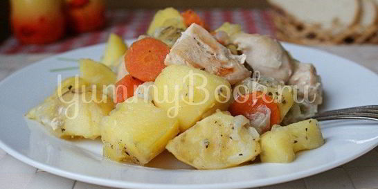 Жаркое с курицей в мультиварке