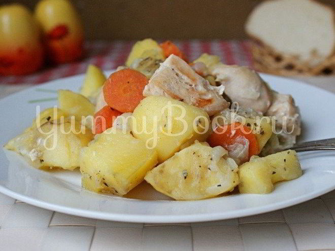 Рецепт жаркого с курицей в мультиварке